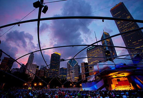 Photo of an outdoor concert